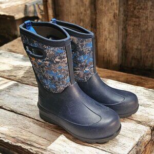 Bogs Classic Youth Pull On Rain Mud Snow Waterproof Boots Size 5